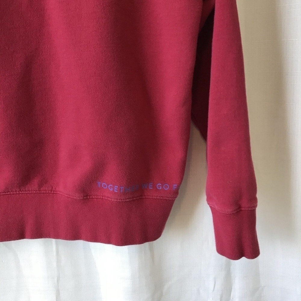Peloton Womens Fuchsia Long Sleeve Drawstring Fleece Pullover Hoodie Size Small - Picture 12 of 15
